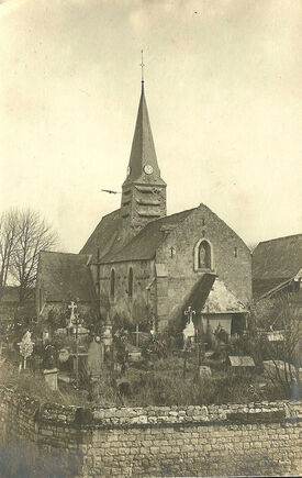 1917 - Eglise Saint Rémi - Gizy