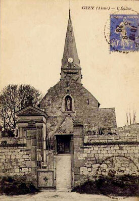 1929 - Eglise Saint Rémi - Gizy
