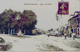 1905 - Place de Gizy - Gizy