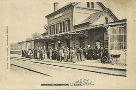 1909 - Gare - Gizy Gare