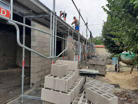 Travaux futurs locaux Crèche "L'envol" au 28 juillet 2022