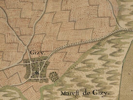 1732 - Carte - Gizy