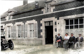 1914 - Café du cheval blanc - Gizy