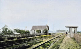 1906 - La halte - Gizy Gare