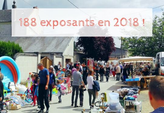 188 exposants en 2018 à la brocante de Gizy !