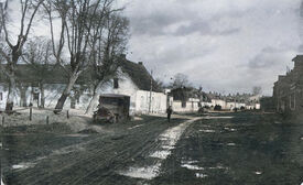 1918 - Place du village - Gizy