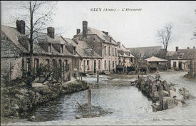 1918 - Abreuvoir - Gizy