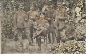 1917 - Soldats Allemands - Café Vitu - Gizy