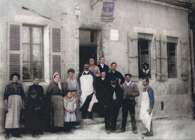 1892 - Café Caurette - Grande rue - Gizy