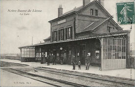 1914 - Gare - Gizy Gare