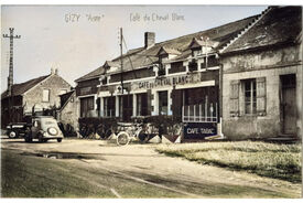 1951 - Café le cheval blanc - Alizart - Gizy
